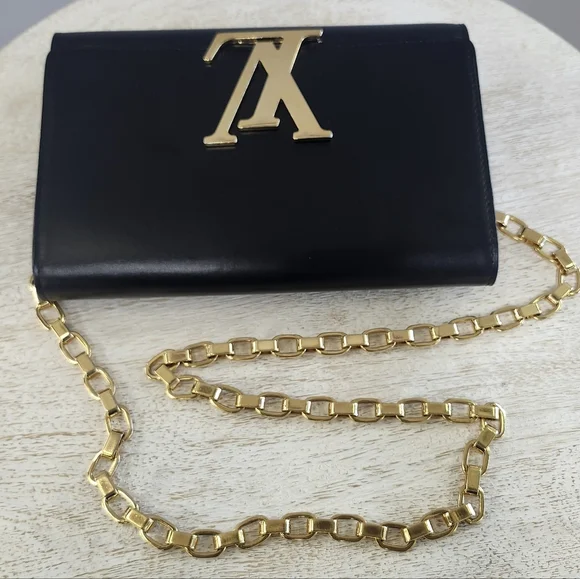 Louis Vuitton Louise Chain Noir Box Pochette GM - Picture 8 of 13